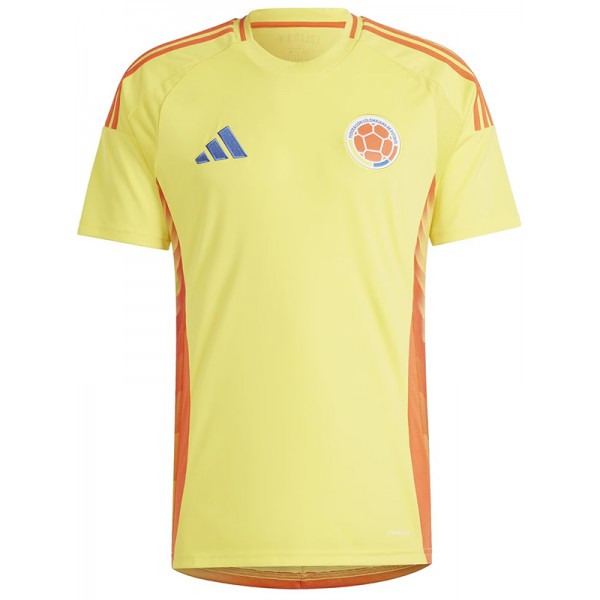 Colombia home jersey soccer uniform men's first sportswear football kit top shirt Copa America 2024